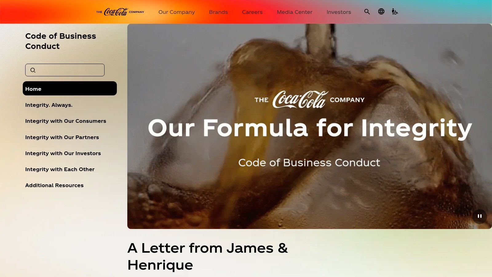 The Coca‑Cola Company — Code of Business Conduct