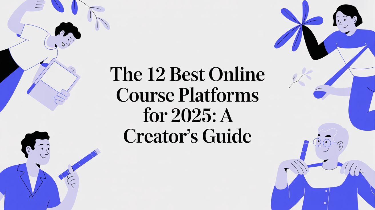 Featured image for The 12 Best Online Course Platforms for 2025: A Creator's Guide