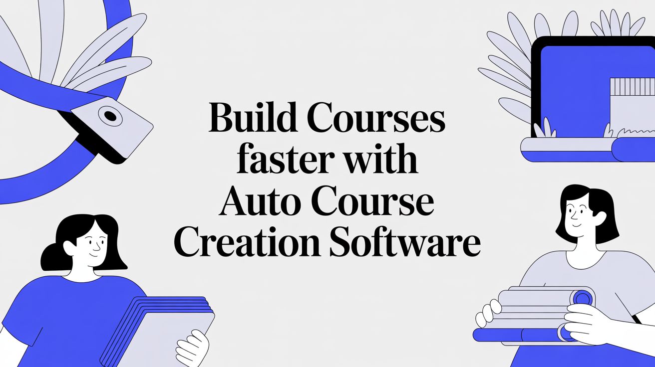 Featured image for Build Courses Faster with Auto Course Creation Software