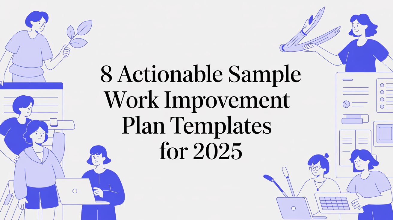 Featured image for 8 Actionable Sample Work Improvement Plan Templates for 2025