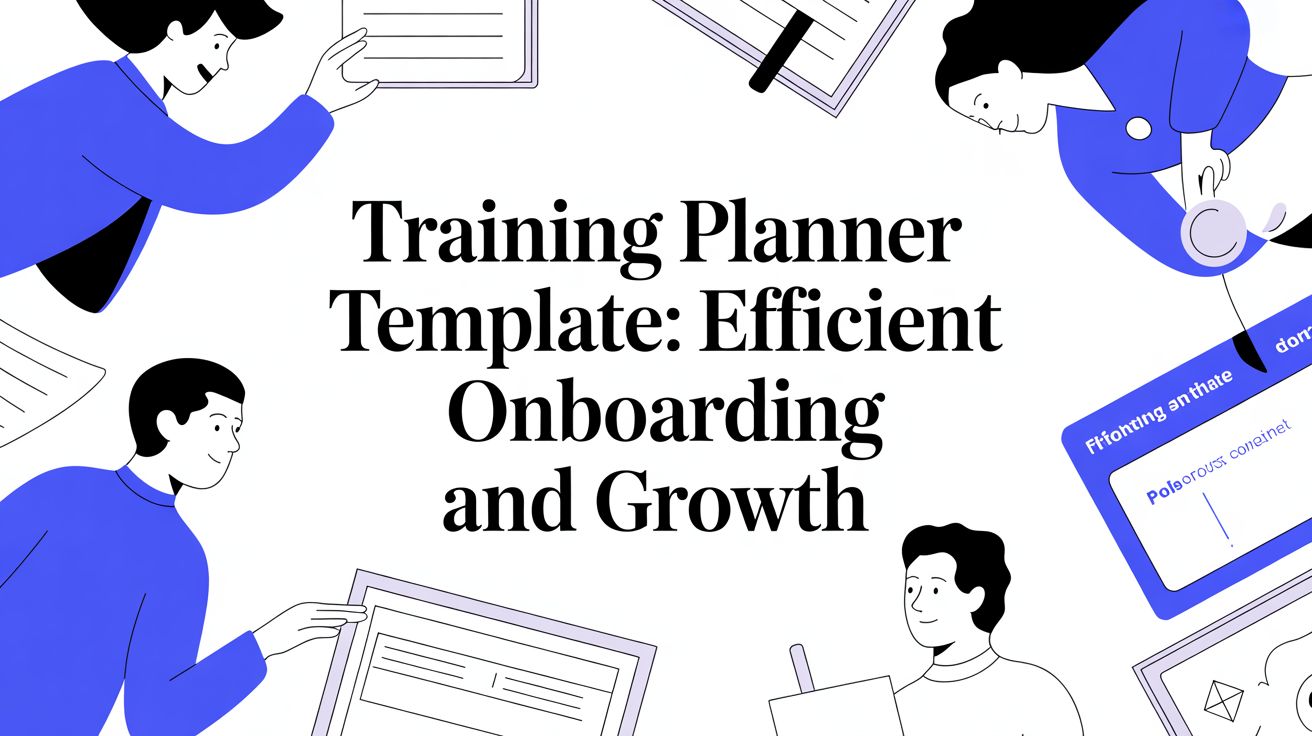 Featured image for Training Planner Template: Your Actionable Blueprint for Onboarding and Growth