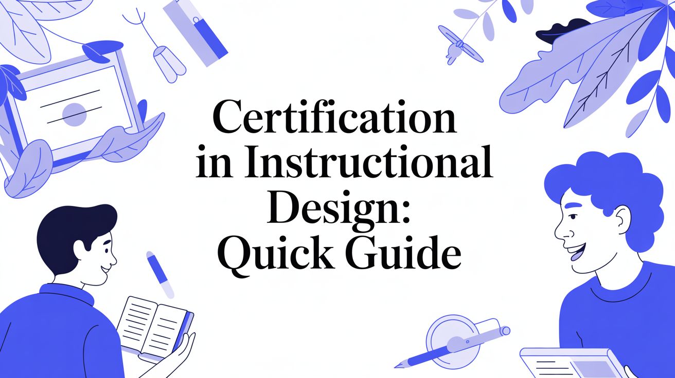 Featured image for Certification in instructional design: Your Actionable Guide