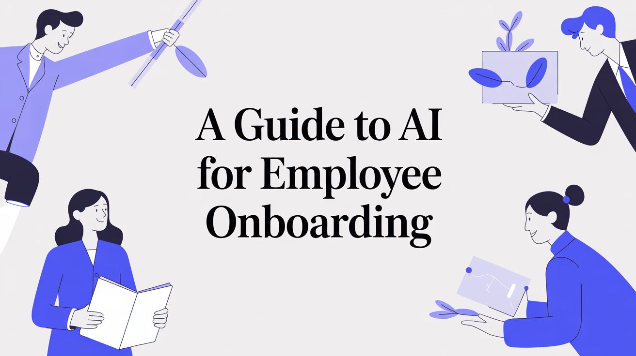 Featured image for Your Actionable Guide to AI for Employee Onboarding